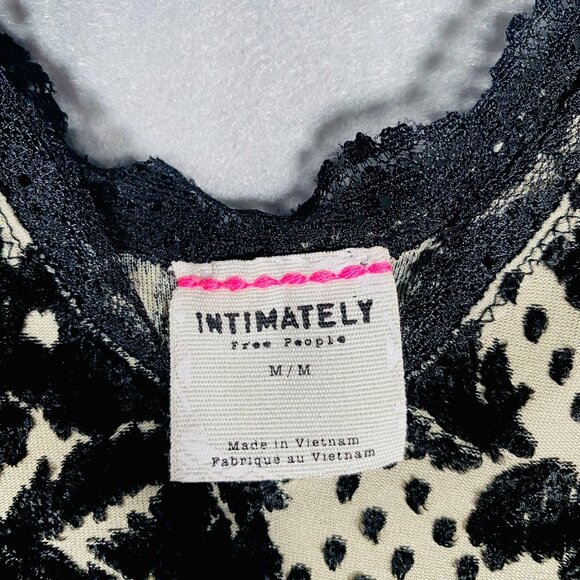 Free People Intimately Dress Womens M Black Velvet Mini Whimsy Goth - Picture 4 of 14